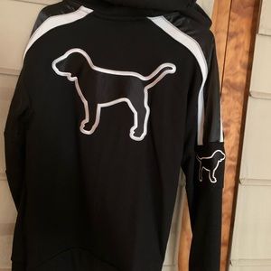 VS PINK Sherpa lined hood pullover